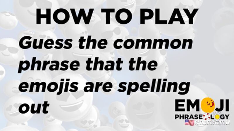 Emoji Phraseology - Patriotic Edition